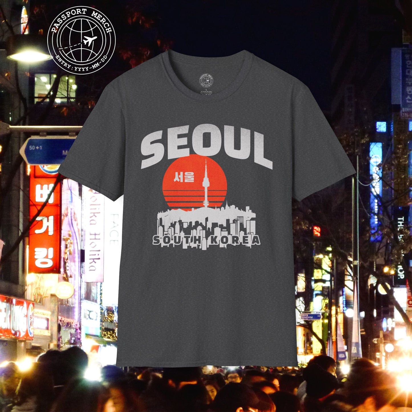 Seoul Retro Vintage Sunset, Korea T-Shirt