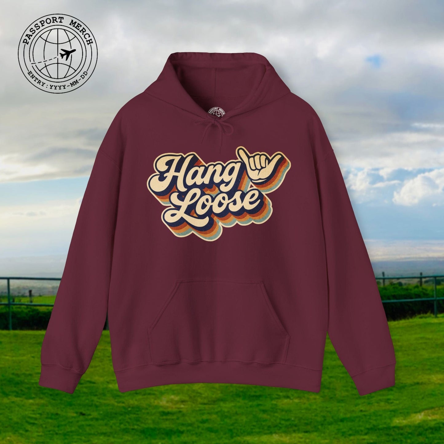 Classic 70s, Hang Loose, Hawaii Hoodie
