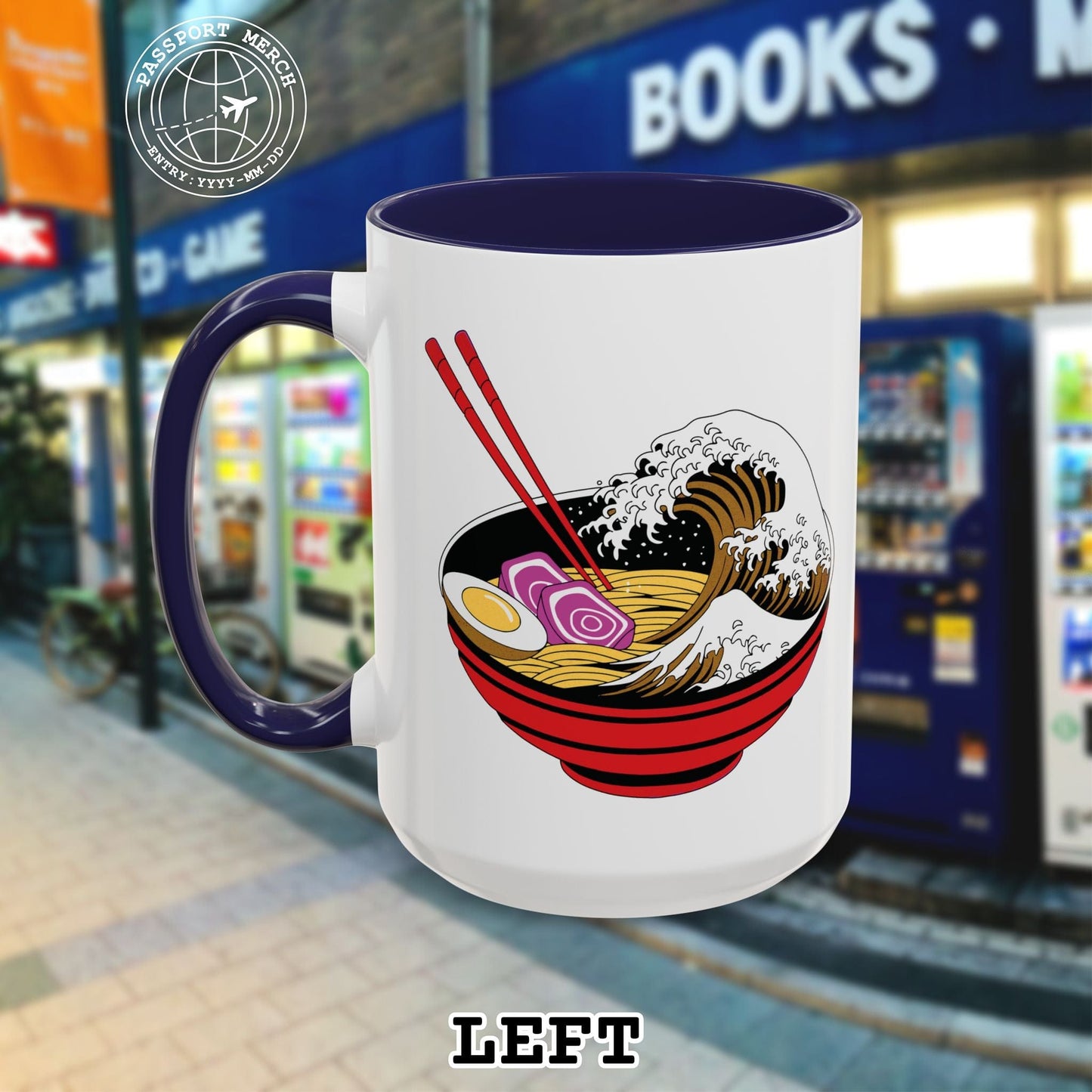 Eating Ramen in Japan Be Like 15oz Mug