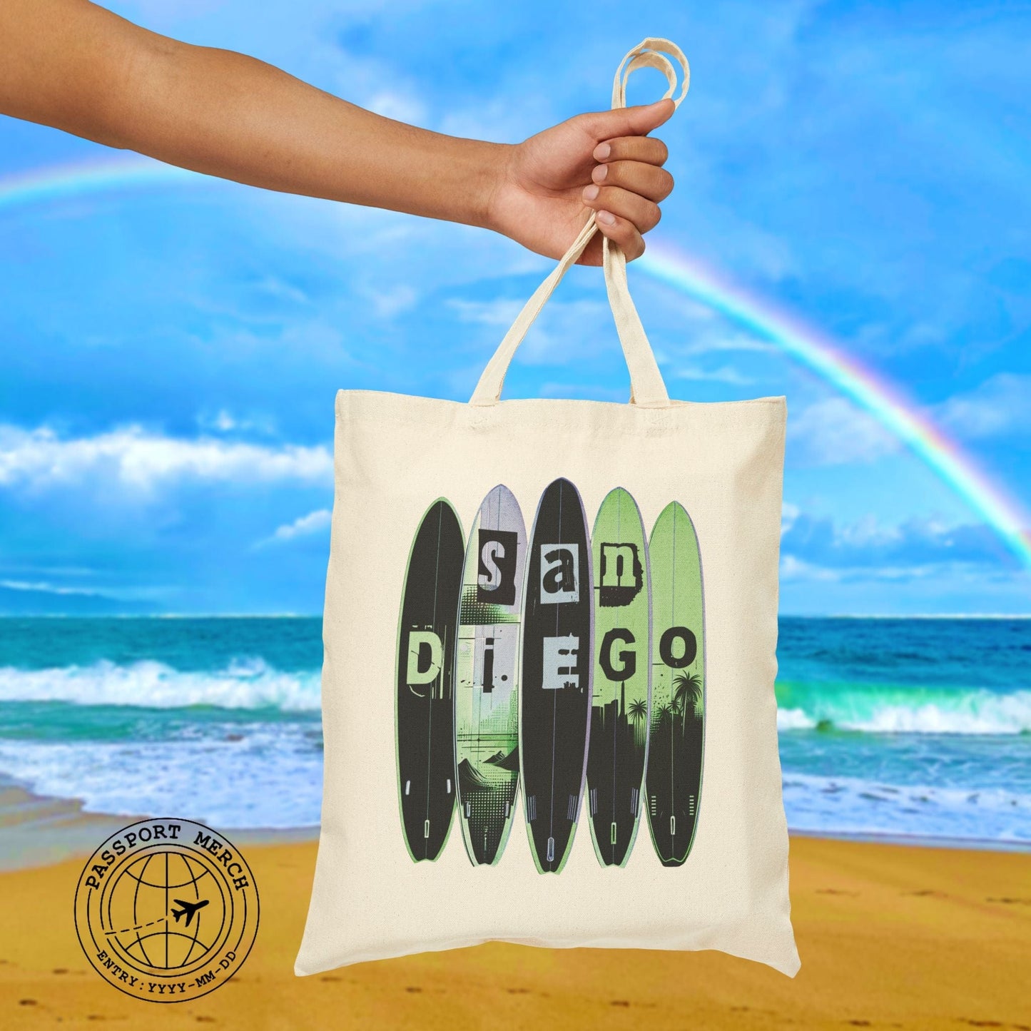 Surfboard Dreams San Diego, California Tote Bag