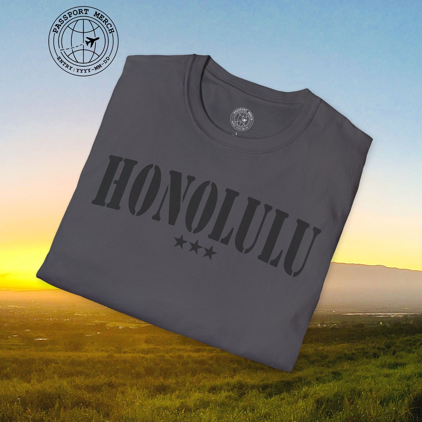 Classic Military, Honolulu, Hawaii T-Shirt