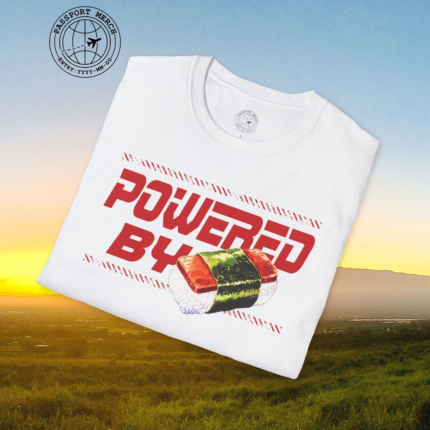 Powered By Musubi, Hawaii T-Shirt