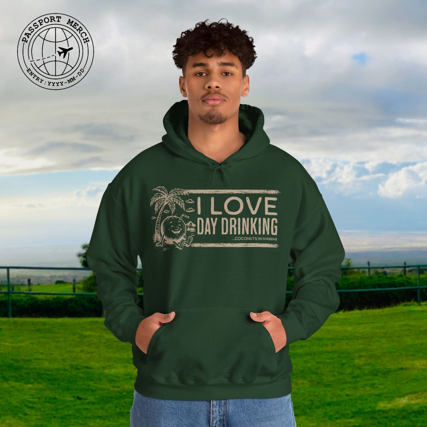 Day Drinking in Hawaii Hoodie