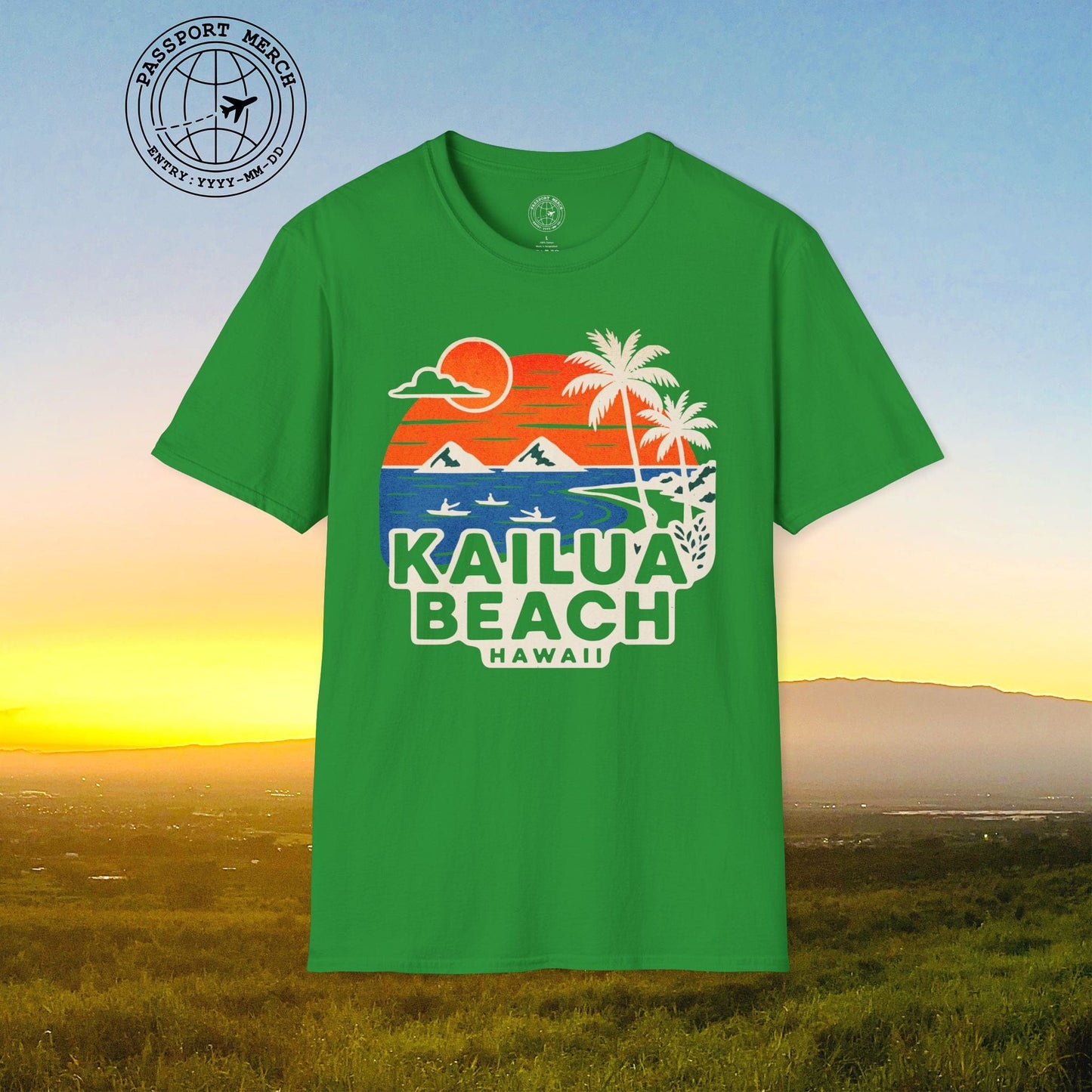 Kailua Beach, Hawaii - 80's Vintage T-Shirt