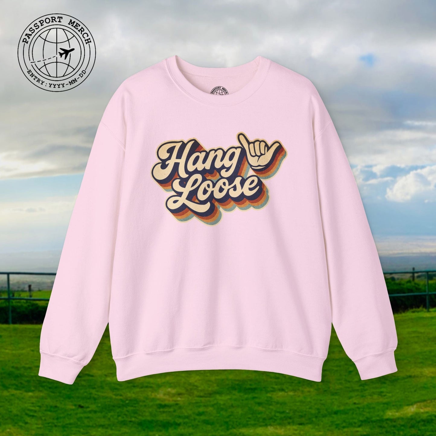Classic 70s, Hang Loose, Hawaii Crewneck