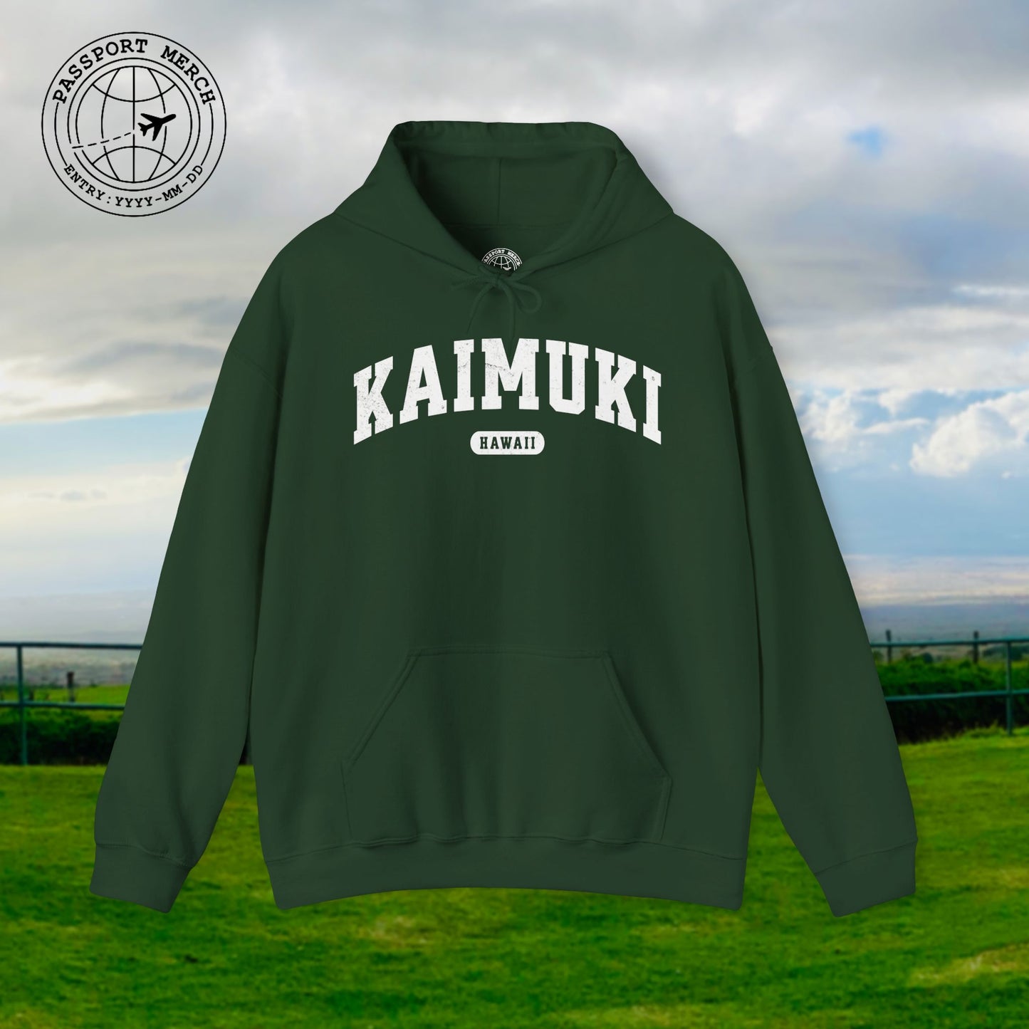 Classic Athletic, Kaimuki, Hawaii (Fan Service) Hoodie