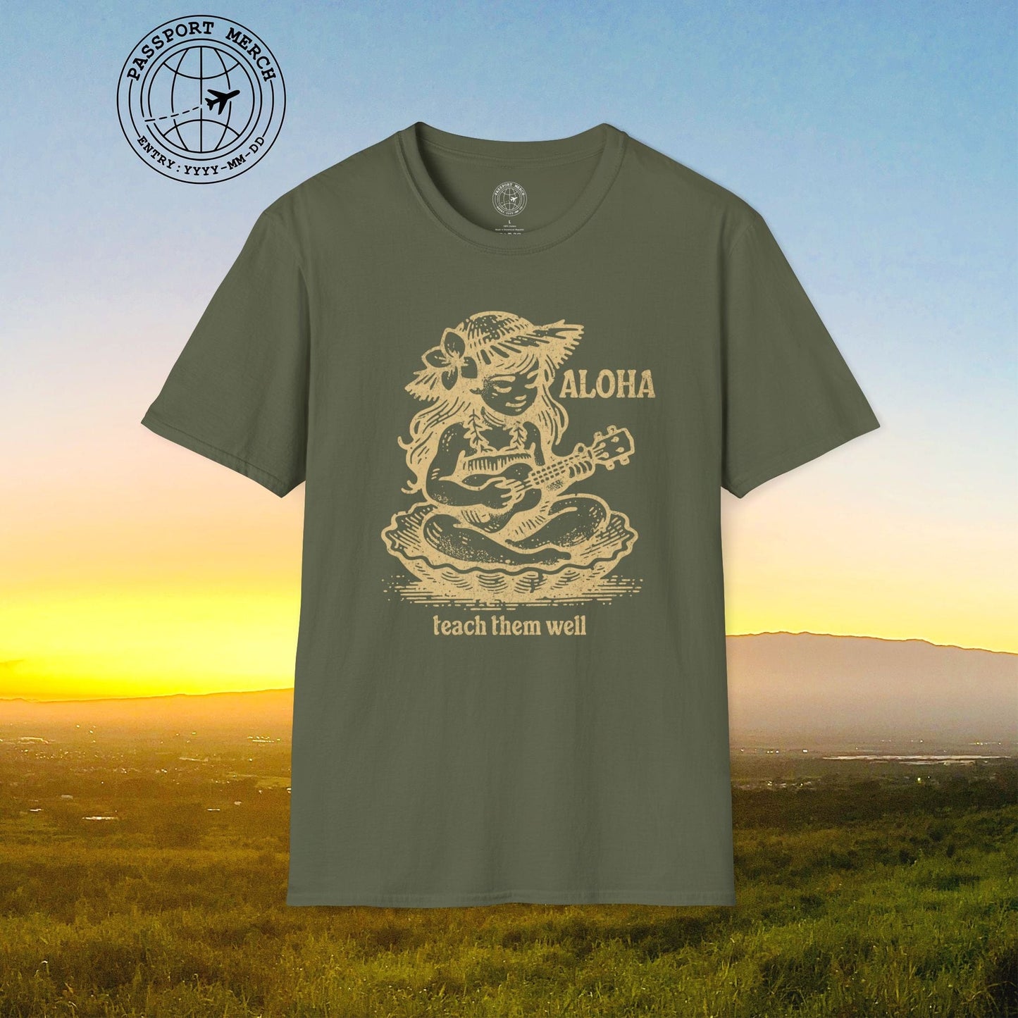 Aloha, Teach Them Well, Hawaii T-Shirt