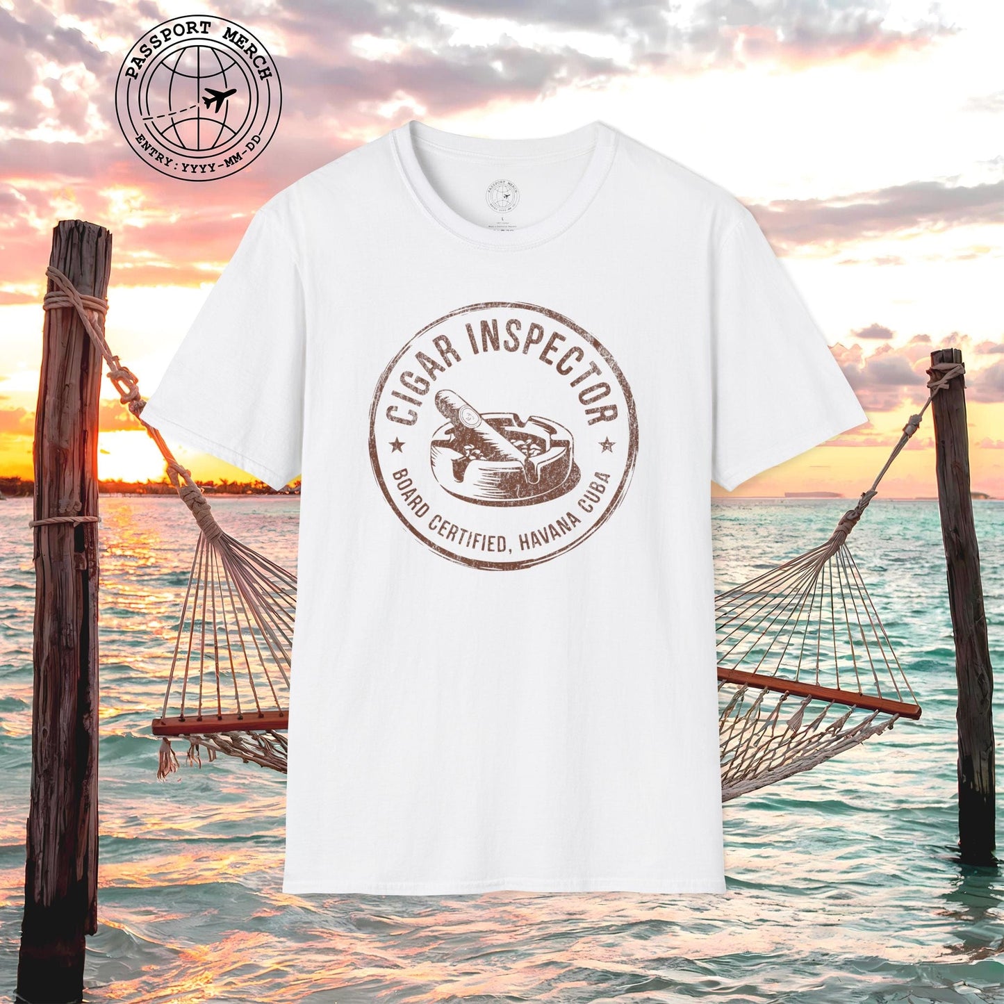 Board Certified Cigar Inspector, Havana, Cuba T-Shirt