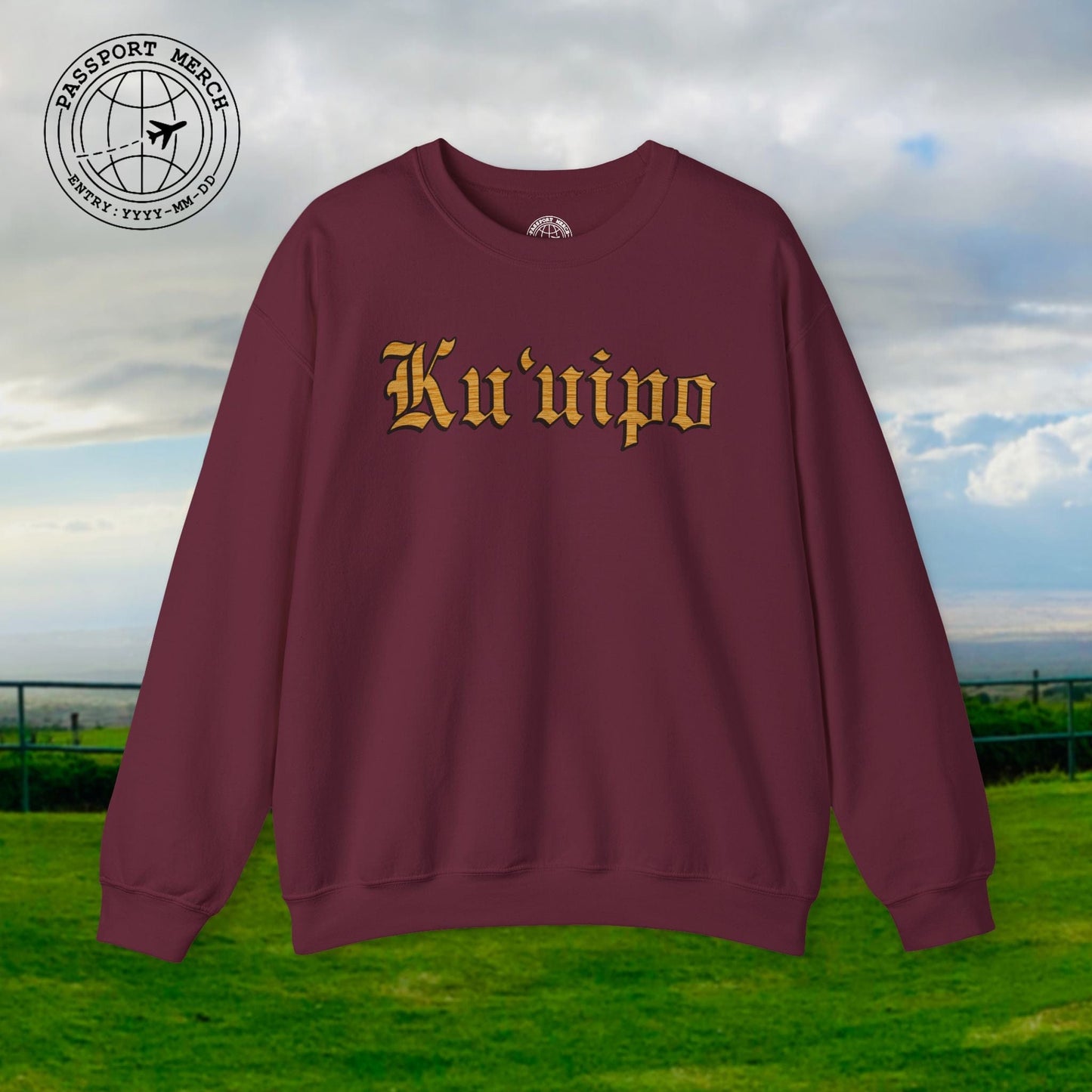 Koa Wood Ku'uipo (Hawaiian Jewelry Style) Crewneck