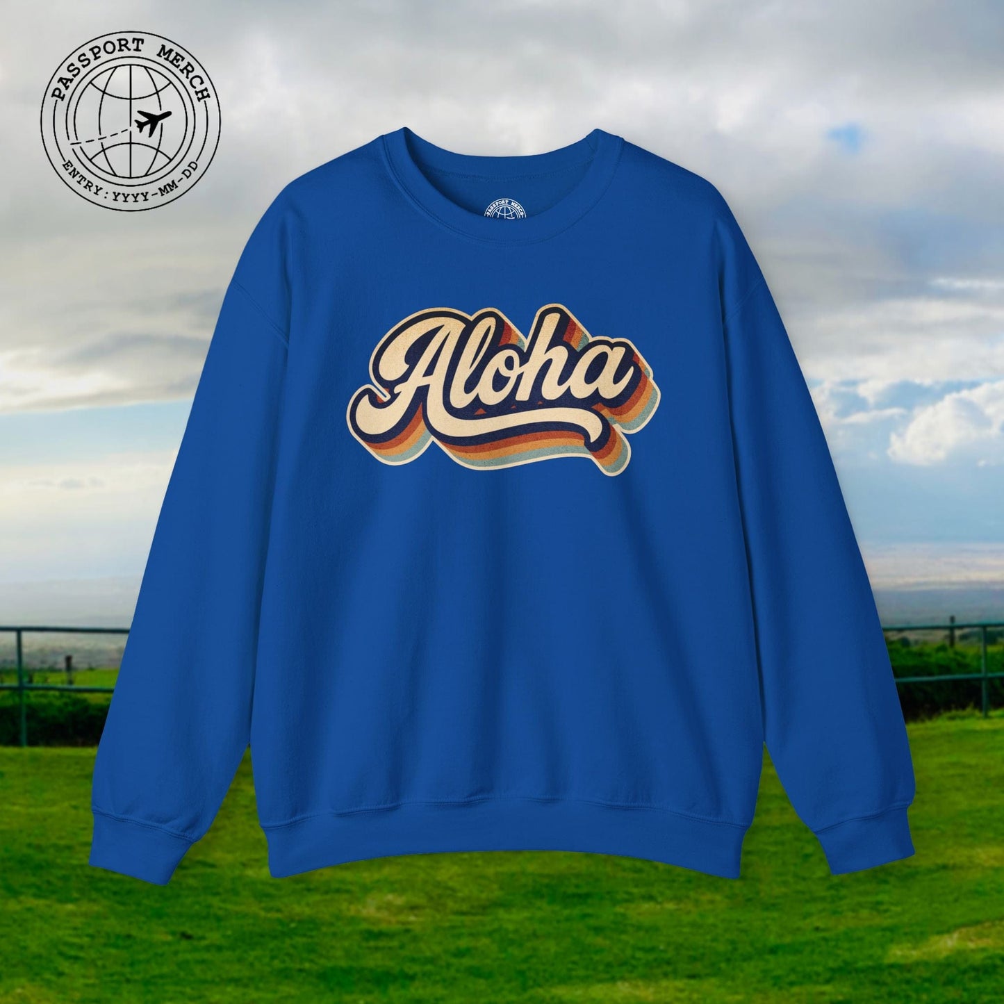 Classic 70s, Aloha, Hawaii Crewneck