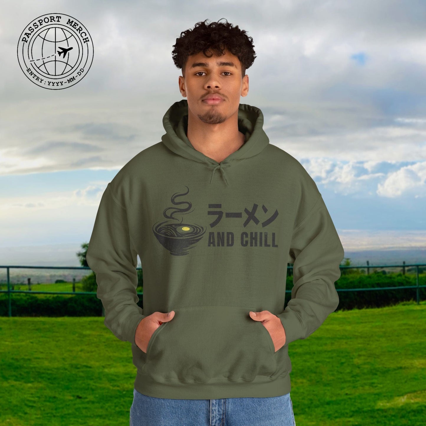 Ramen and Chill, Japan Hoodie
