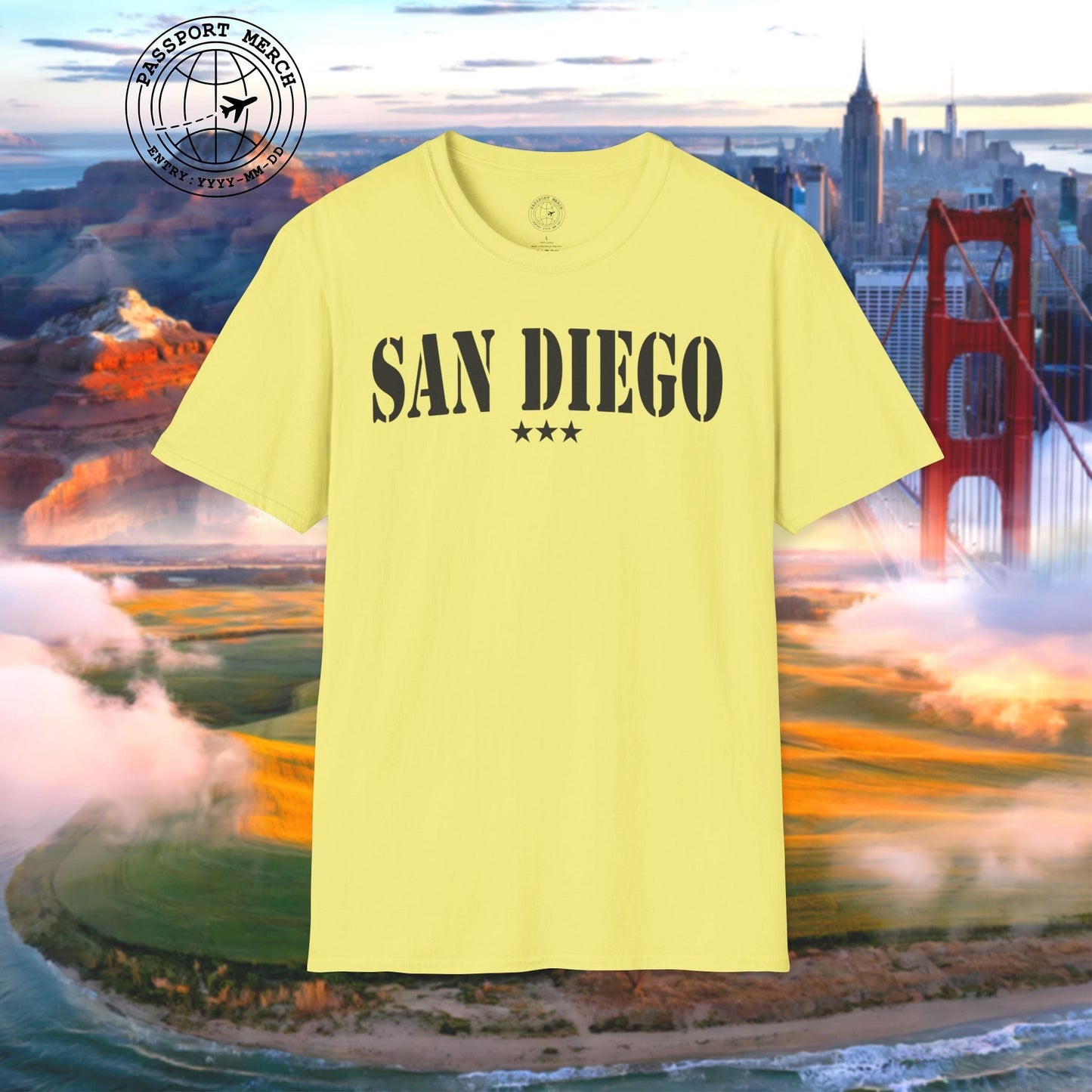Classic Military, San Diego, California T-Shirt