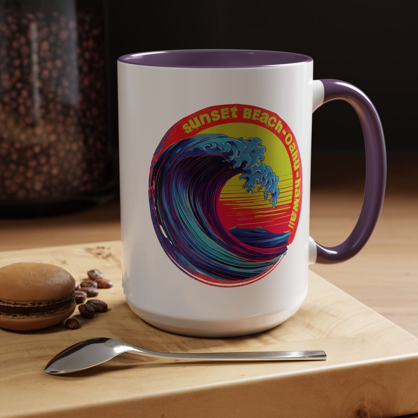 Sunset Beach Oahu, Hawaii 15oz Mug