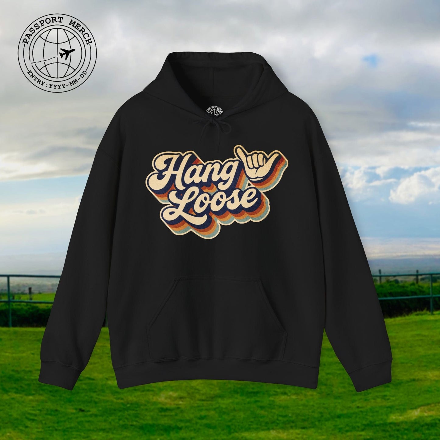 Classic 70s, Hang Loose, Hawaii Hoodie