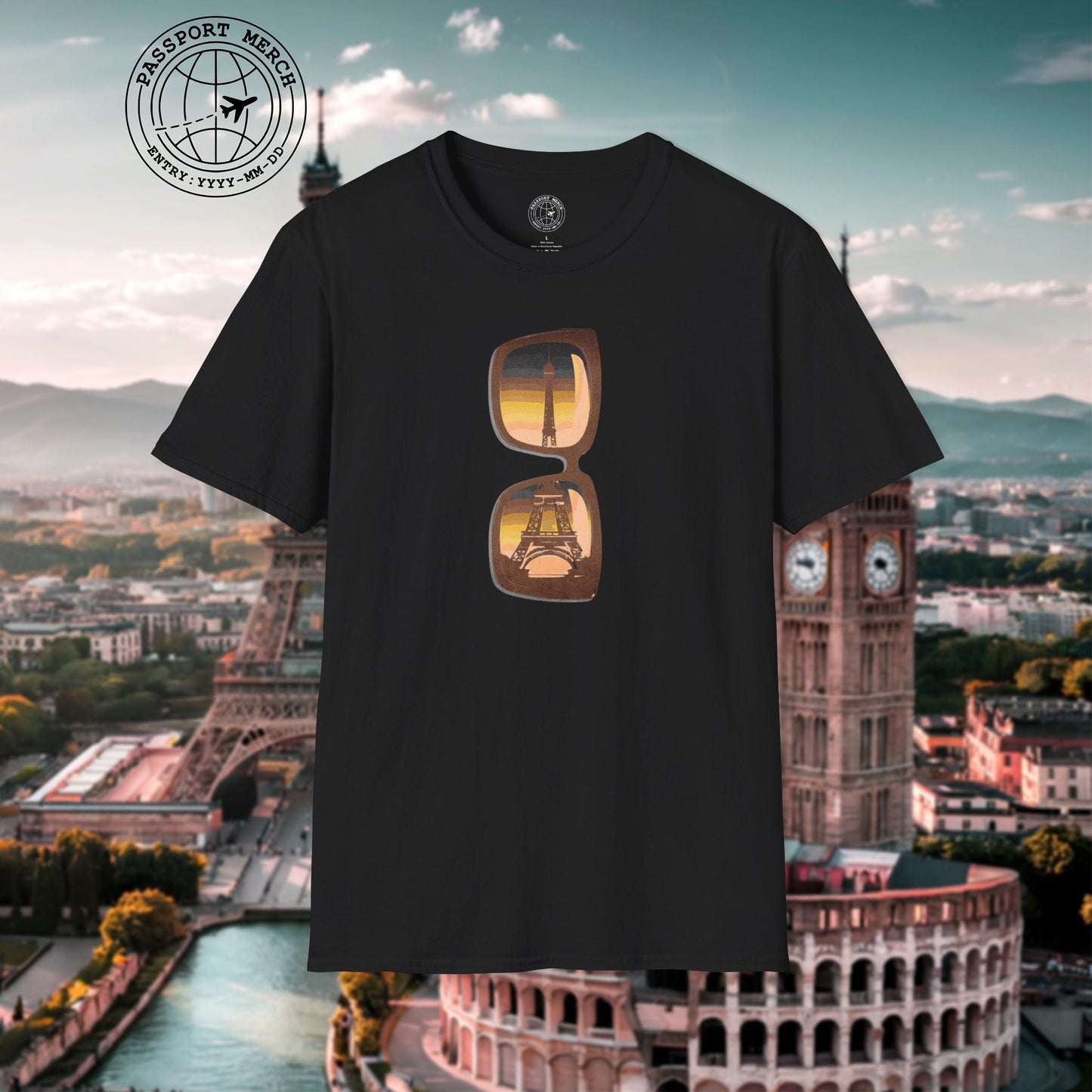 Reflections of the Eiffel Tower, Paris France T-Shirt