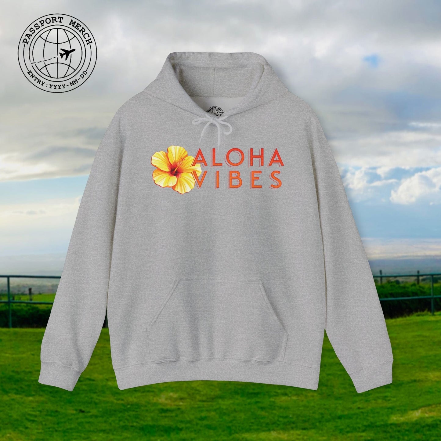 Sun-Kissed Hibiscus Aloha Vibes, Hawaii Hoodie