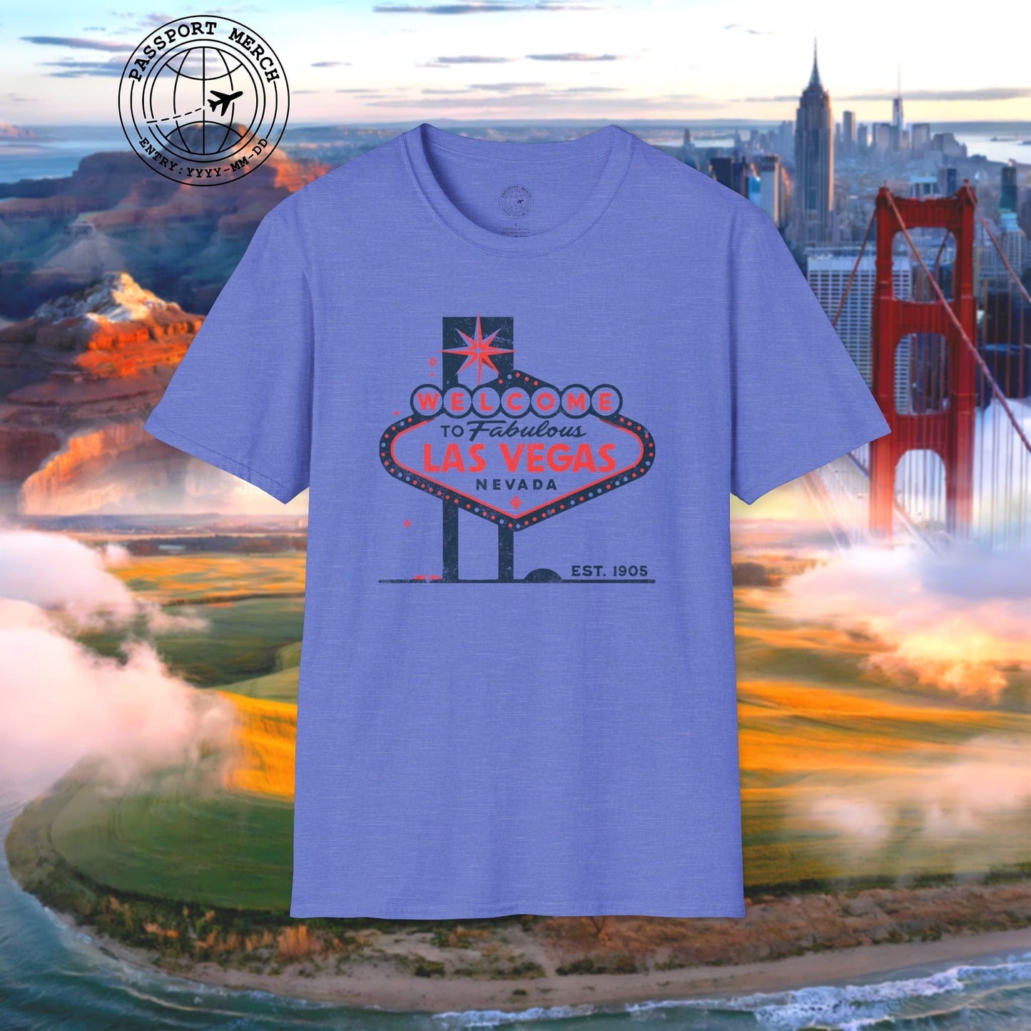 Signs of Wanderlust, Welcome to Las Vegas, Nevada T-Shirt