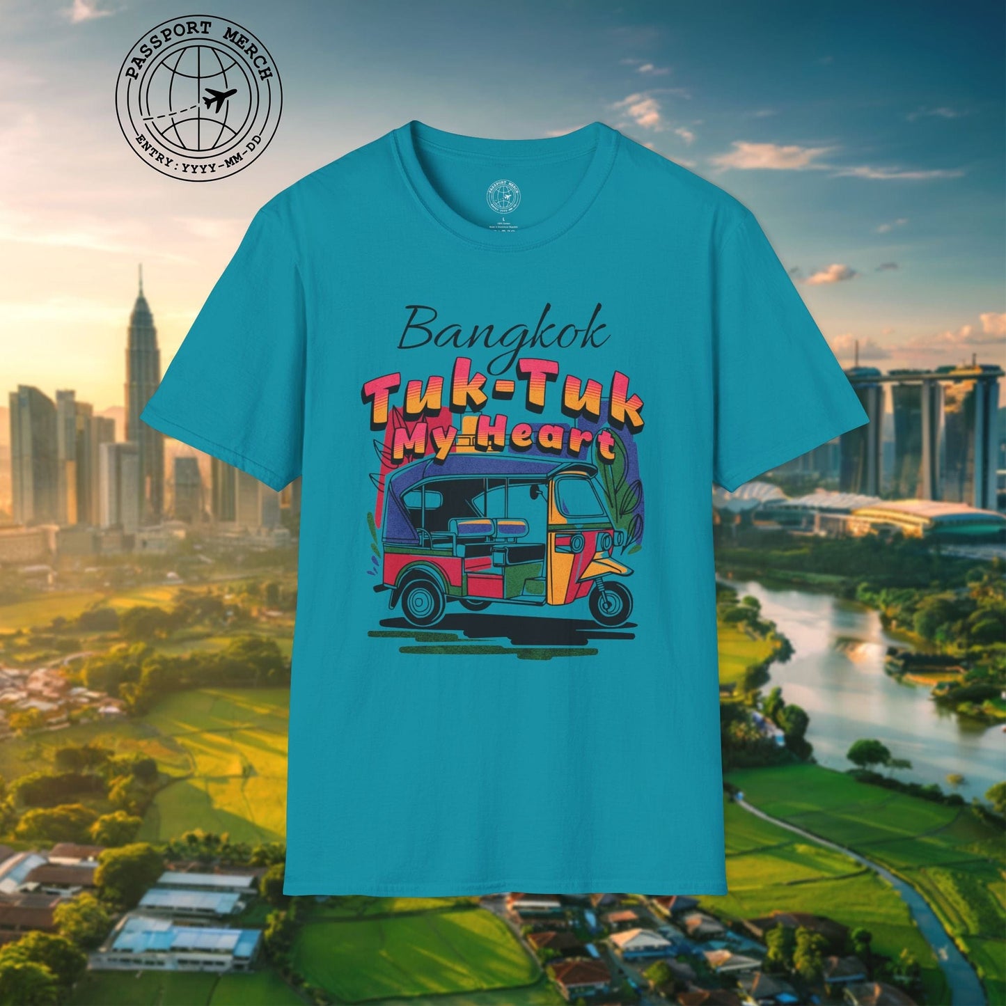 Bangkok Tuk-Tuk My Heart Thailand T-Shirt