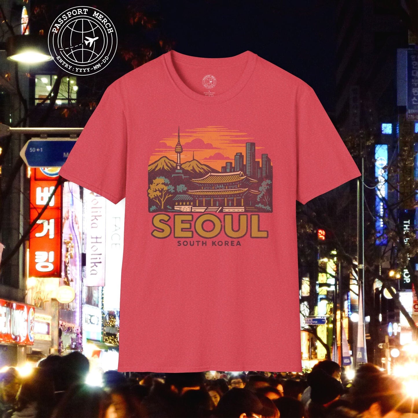 Seoul, South Korea - 80's Vintage T-Shirt