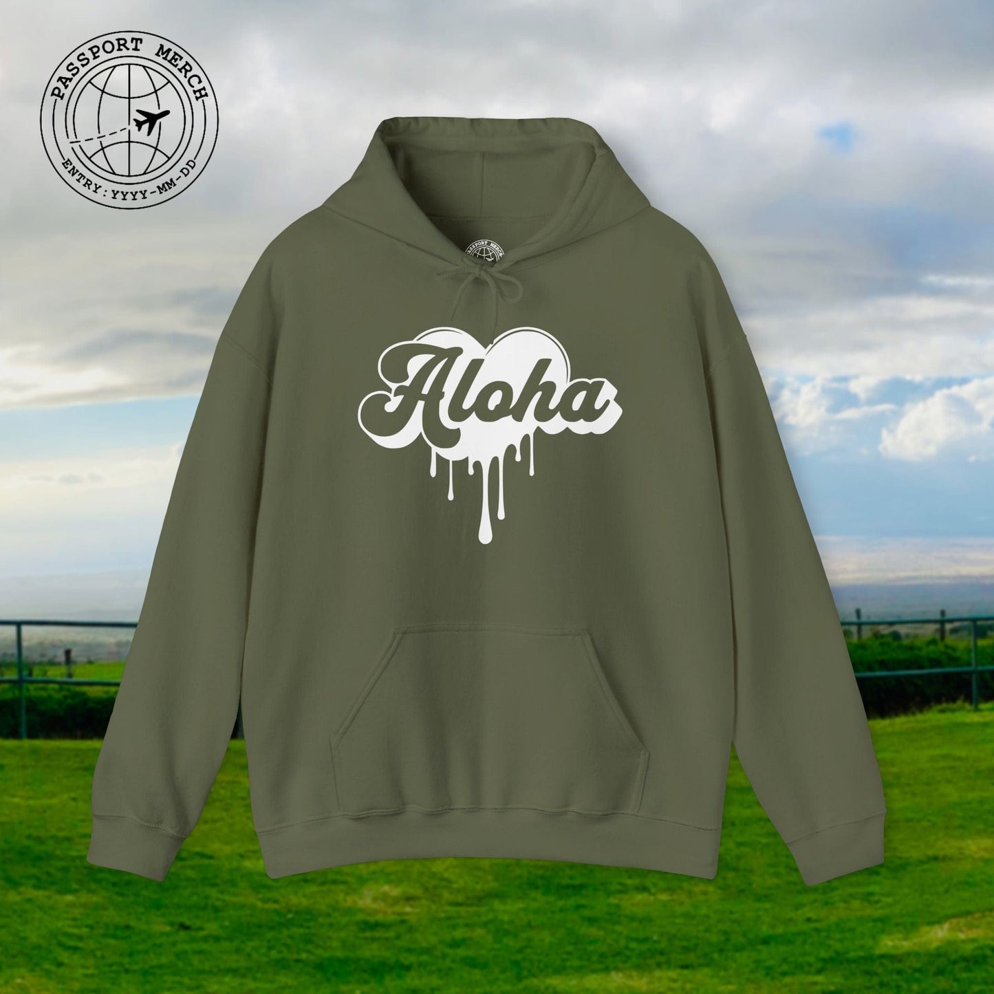 Aloha Melting Heart, Hawaii Hoodie