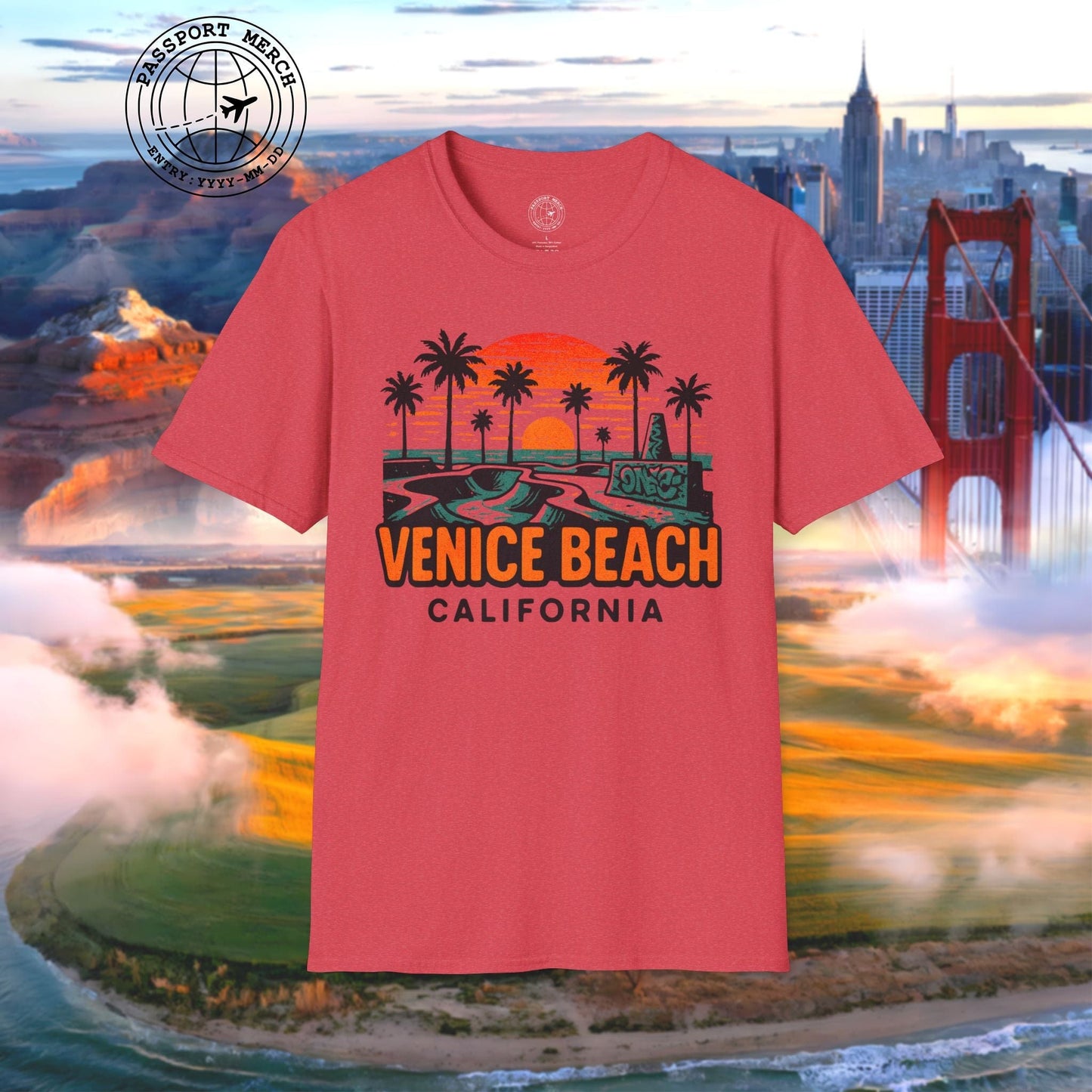 Venice Beach, California - 80's Vintage T-Shirt