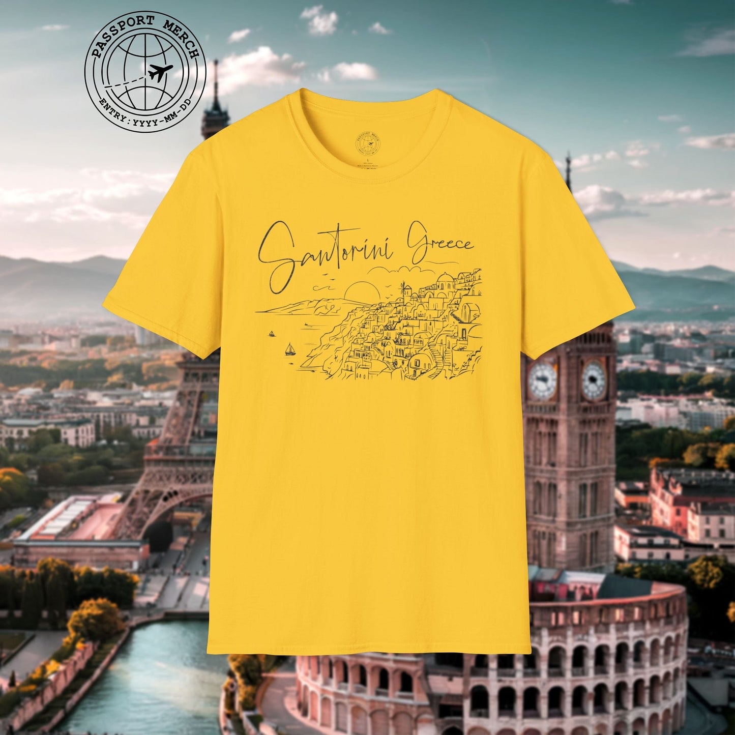 Santorini Dreaming Greece T-Shirt