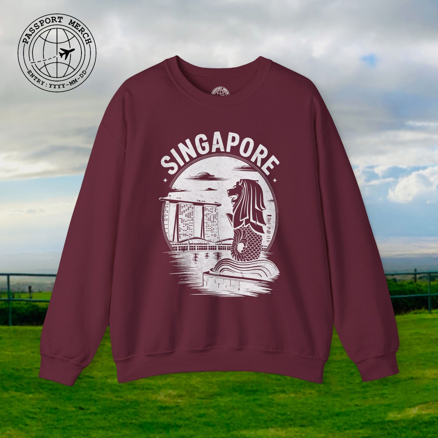 Vintage Singapore Merlion Crewneck