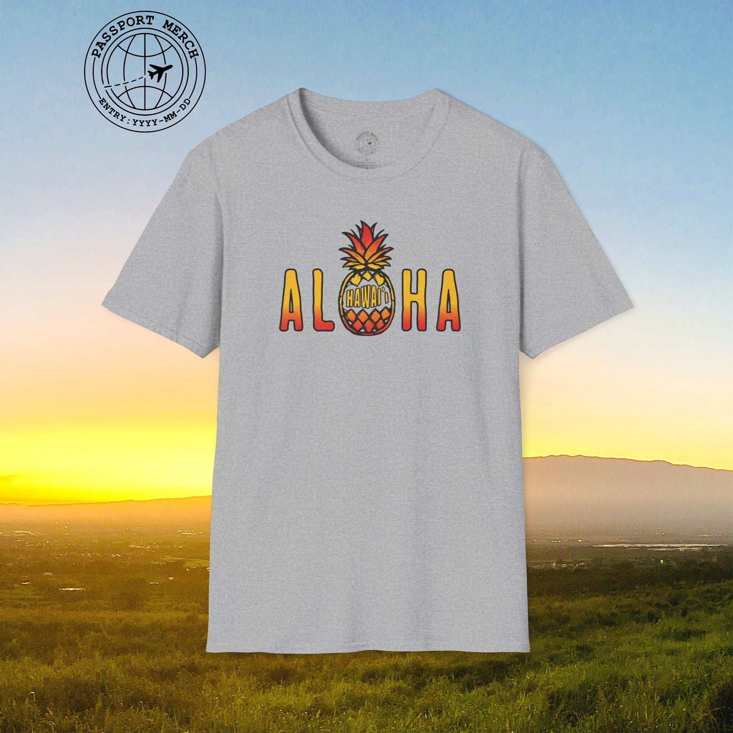 Aloha Pineapple Fire, Hawaii T-Shirt