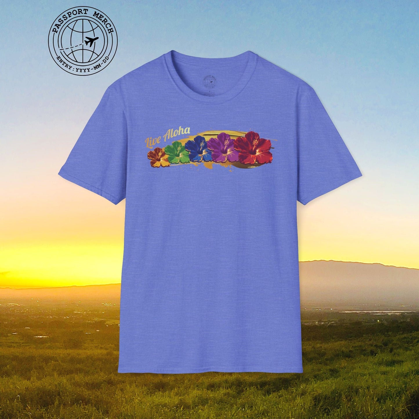 Live Aloha Pop Art Hibiscus, Hawaii T-Shirt