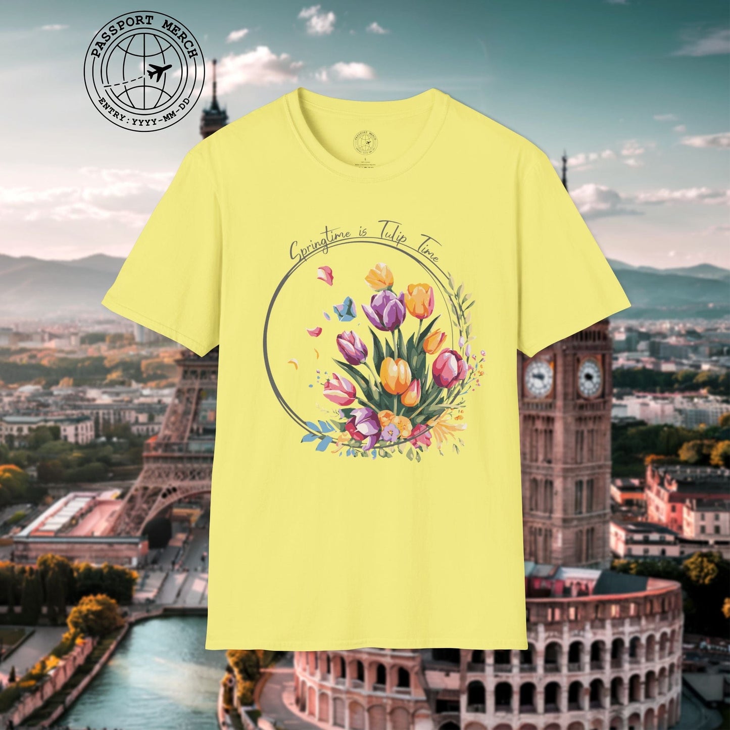 Springtime is Tulip Time in Holland T-Shirt