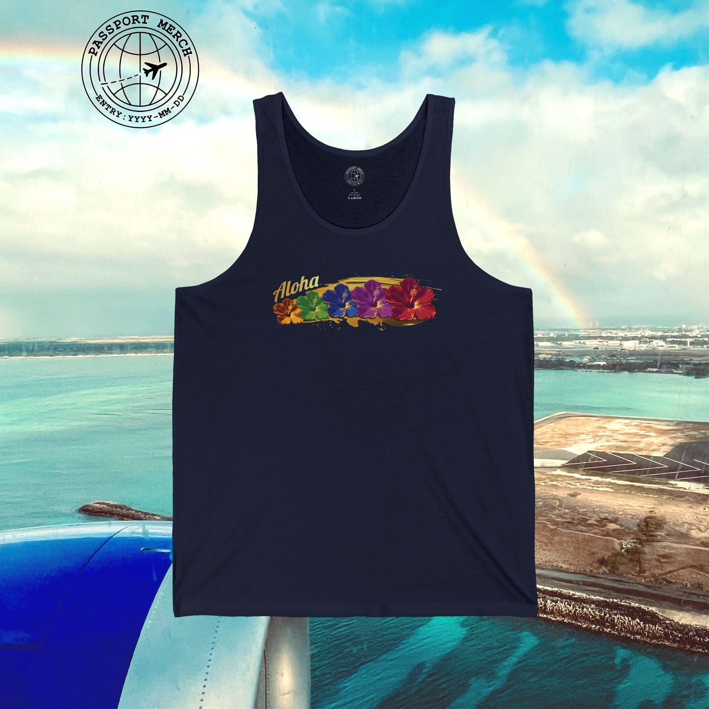 Pop Art Hibiscus, Hawaii Tank Top