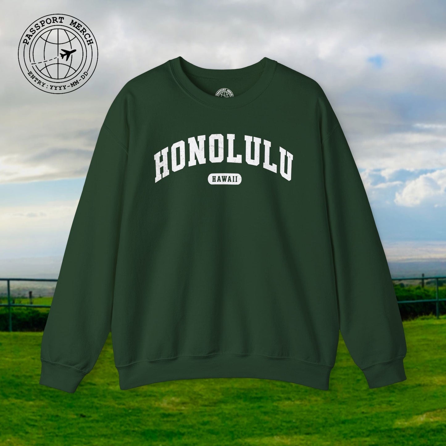 Classic Athletic, Honolulu, Hawaii (Fan Service) Crewneck