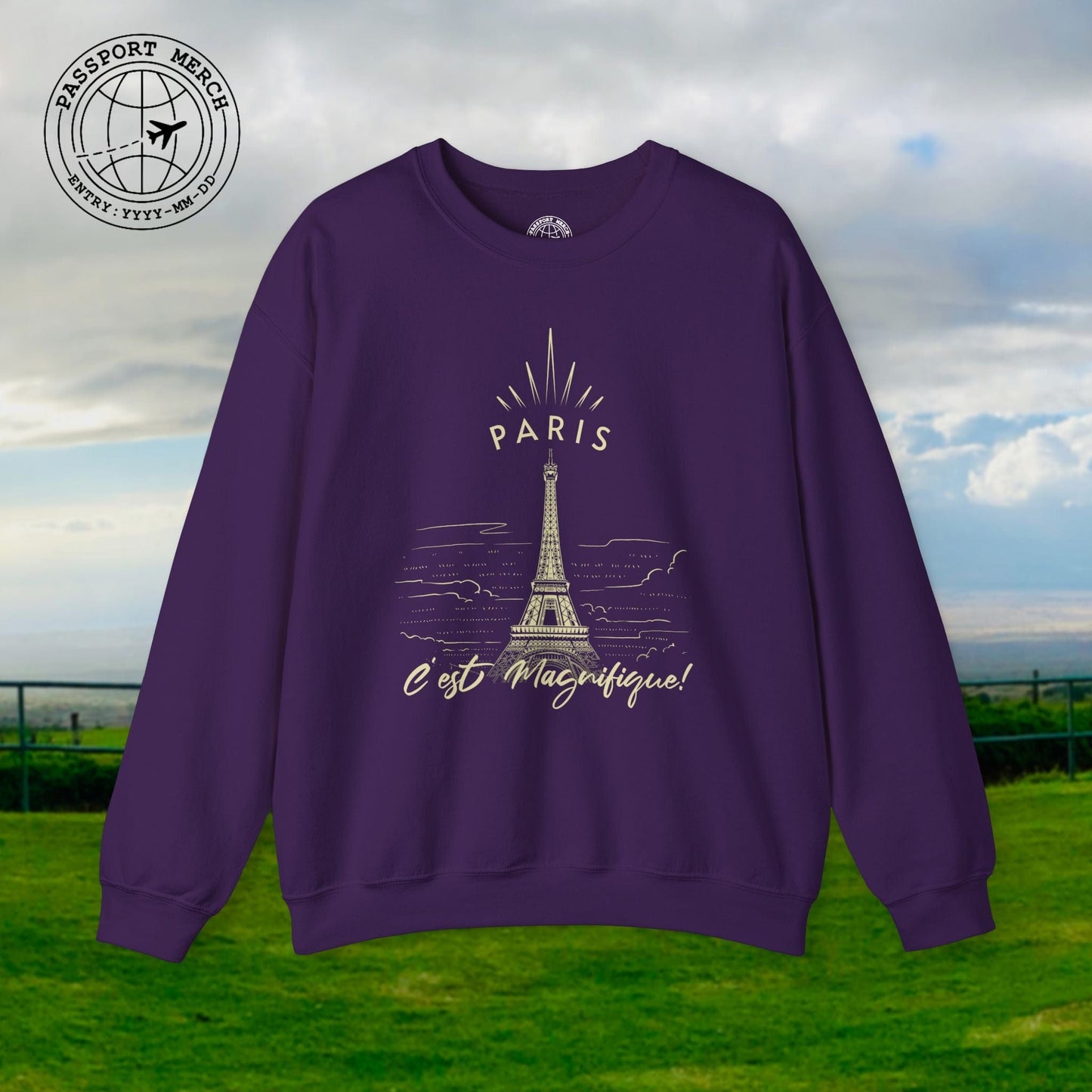 Paris C'est Magnifique France Crewneck