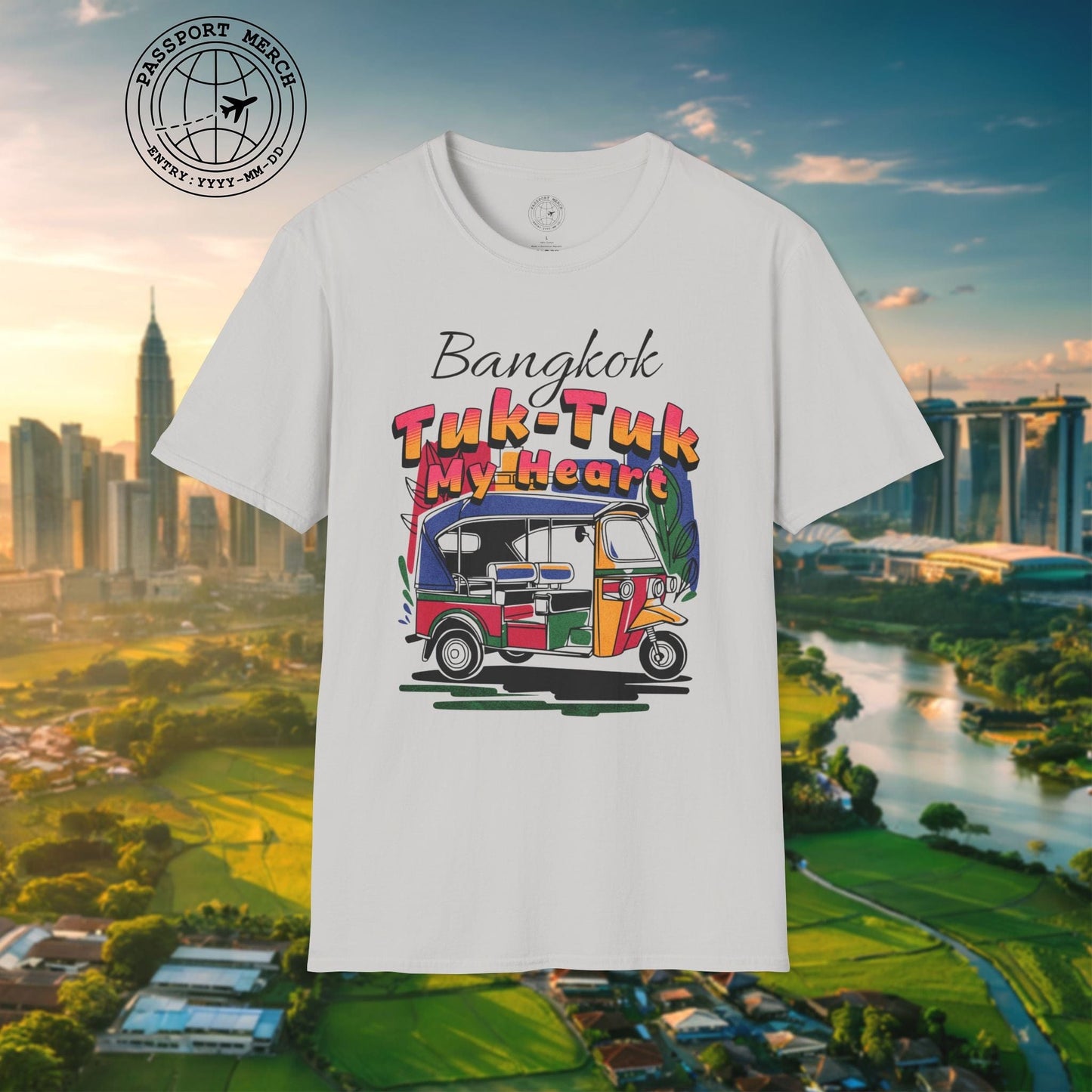 Bangkok Tuk-Tuk My Heart Thailand T-Shirt