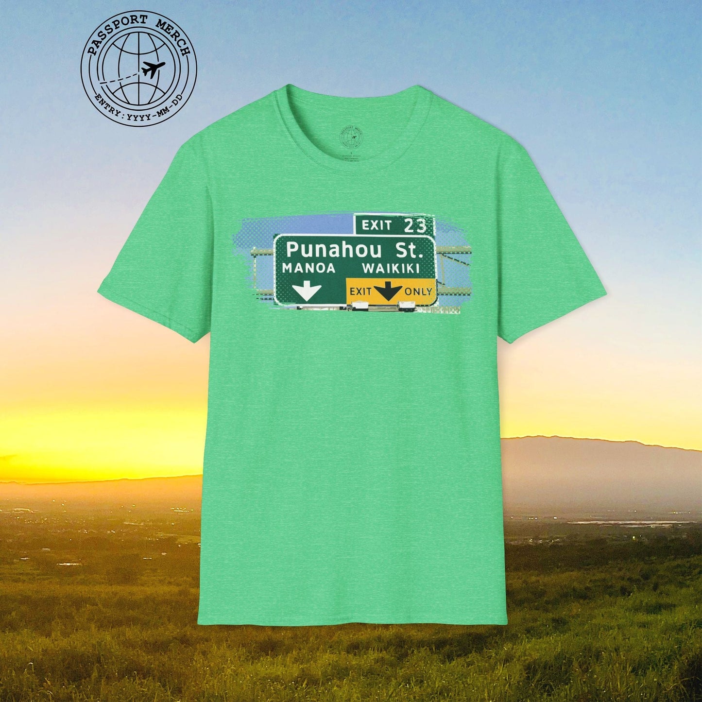 Signs of Wanderlust, Waikiki, Exit Only, Hawaii T-Shirt