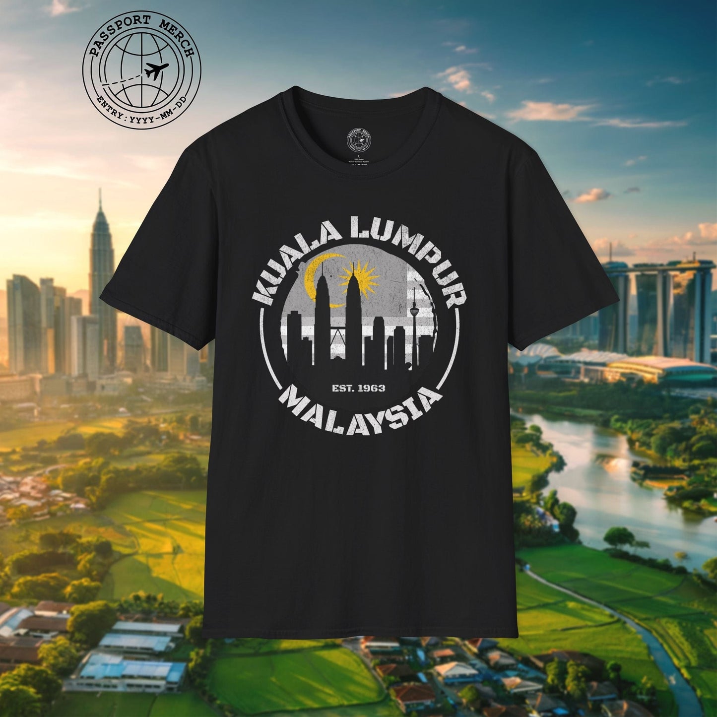 Kuala Lumpur Malaysia, Crescent and Star T-Shirt