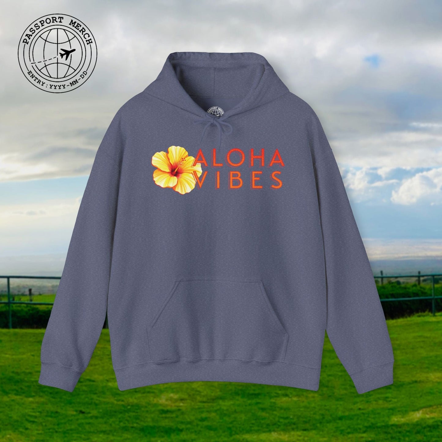 Sun-Kissed Hibiscus Aloha Vibes, Hawaii Hoodie