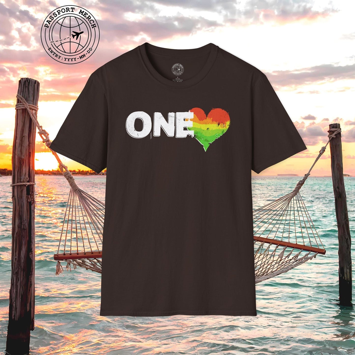 One Heart, Jamaican Reggae T-Shirt