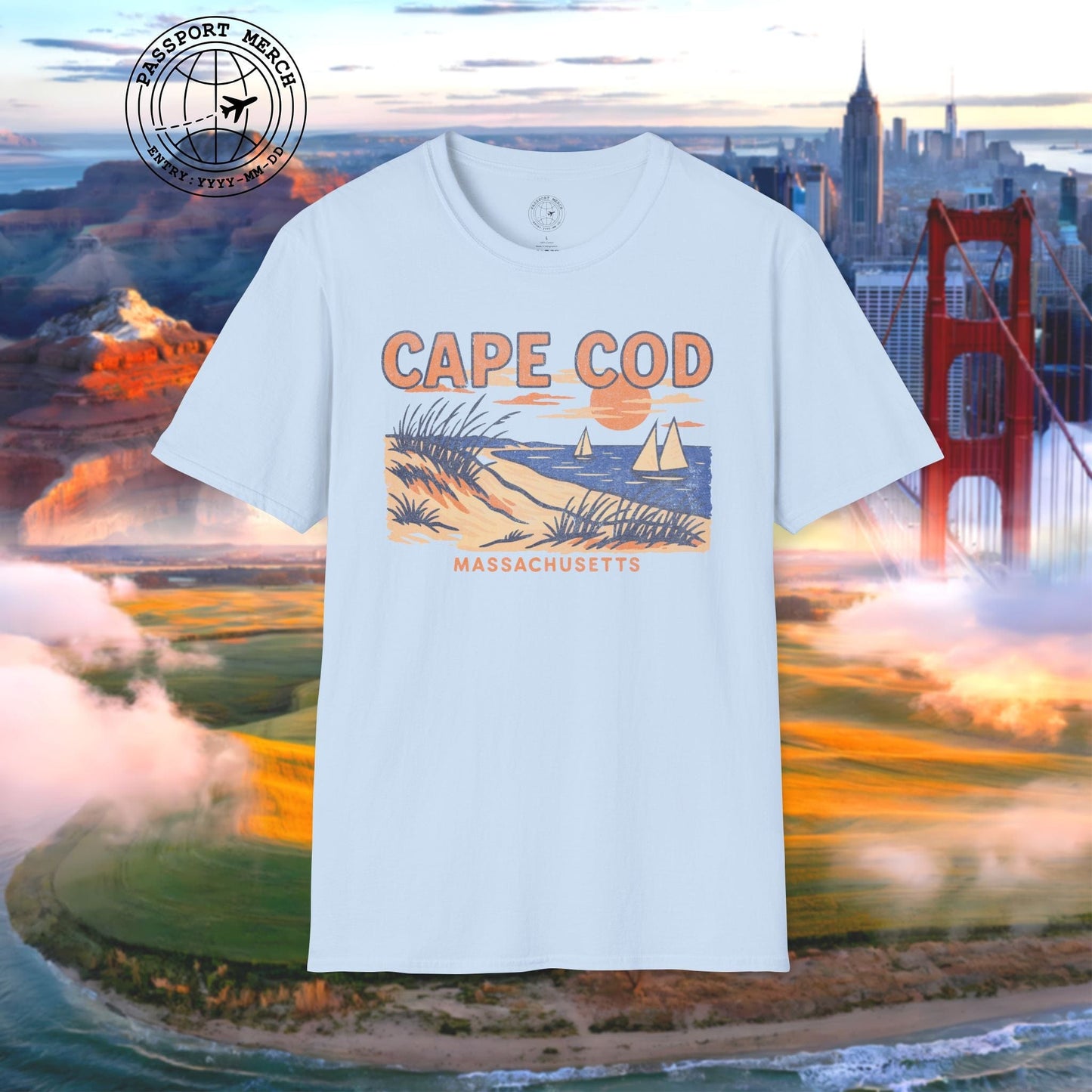 Cape Cod, Massachusetts - 80's Vintage T-Shirt