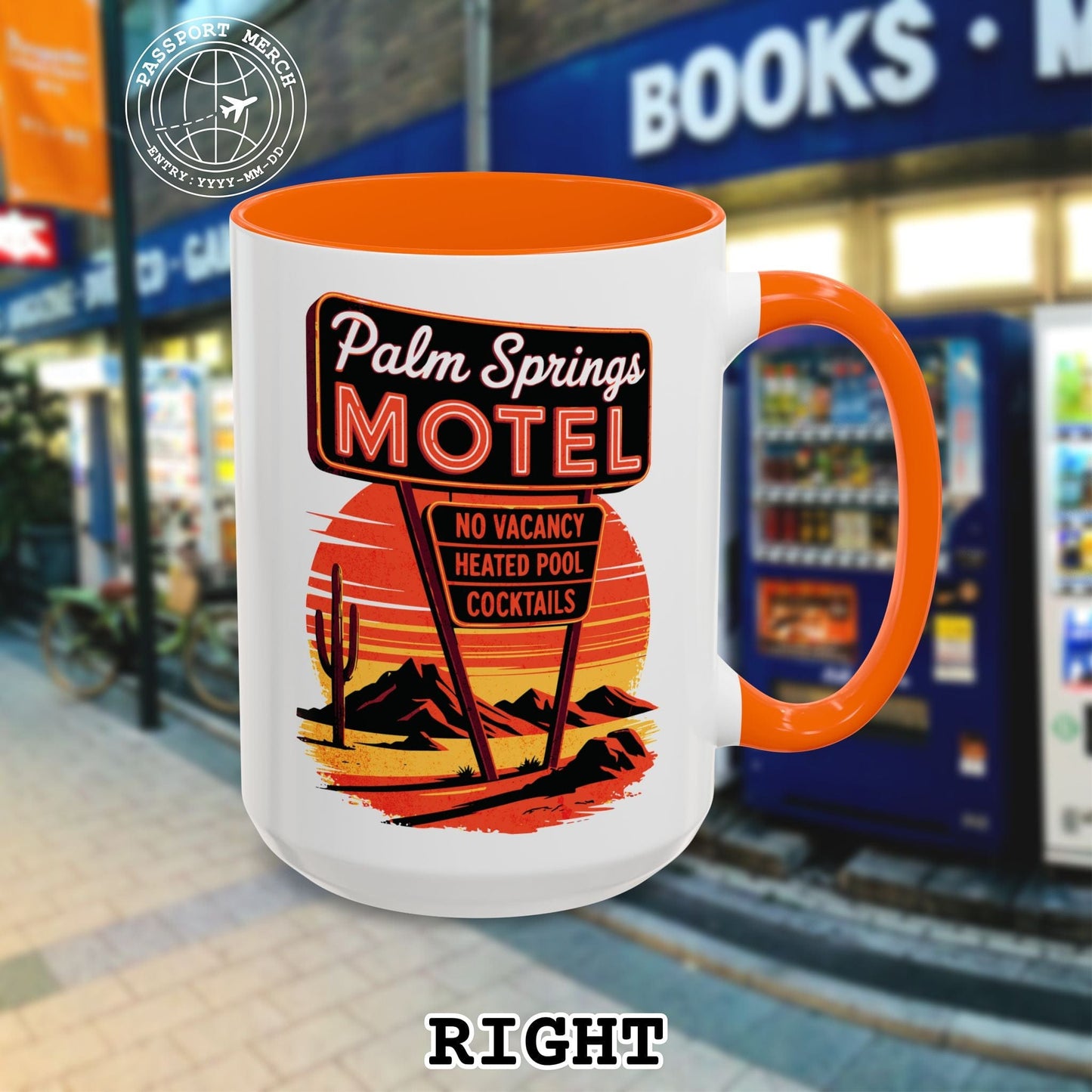 No Vacancy, Palm Springs, California 15oz Mug
