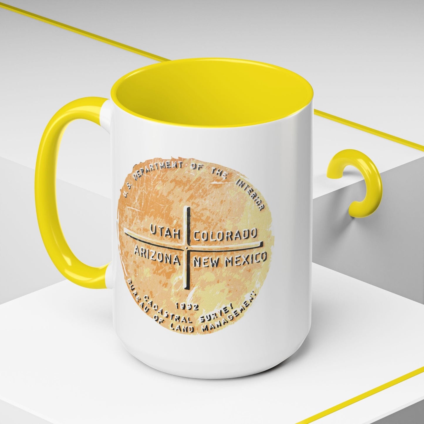 Four Corners - Utah, Colorado, Arizona, New Mexico 15oz Mug