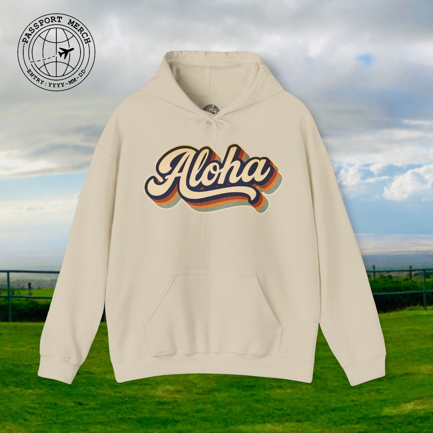 Classic 70s, Aloha, Hawaii Hoodie