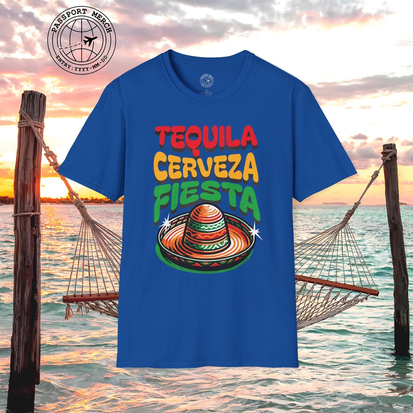 Tequila Cerveza Fiesta Mexico T-Shirt