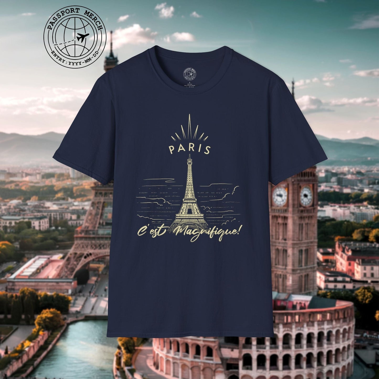 Paris C'est Magnifique France T-Shirt