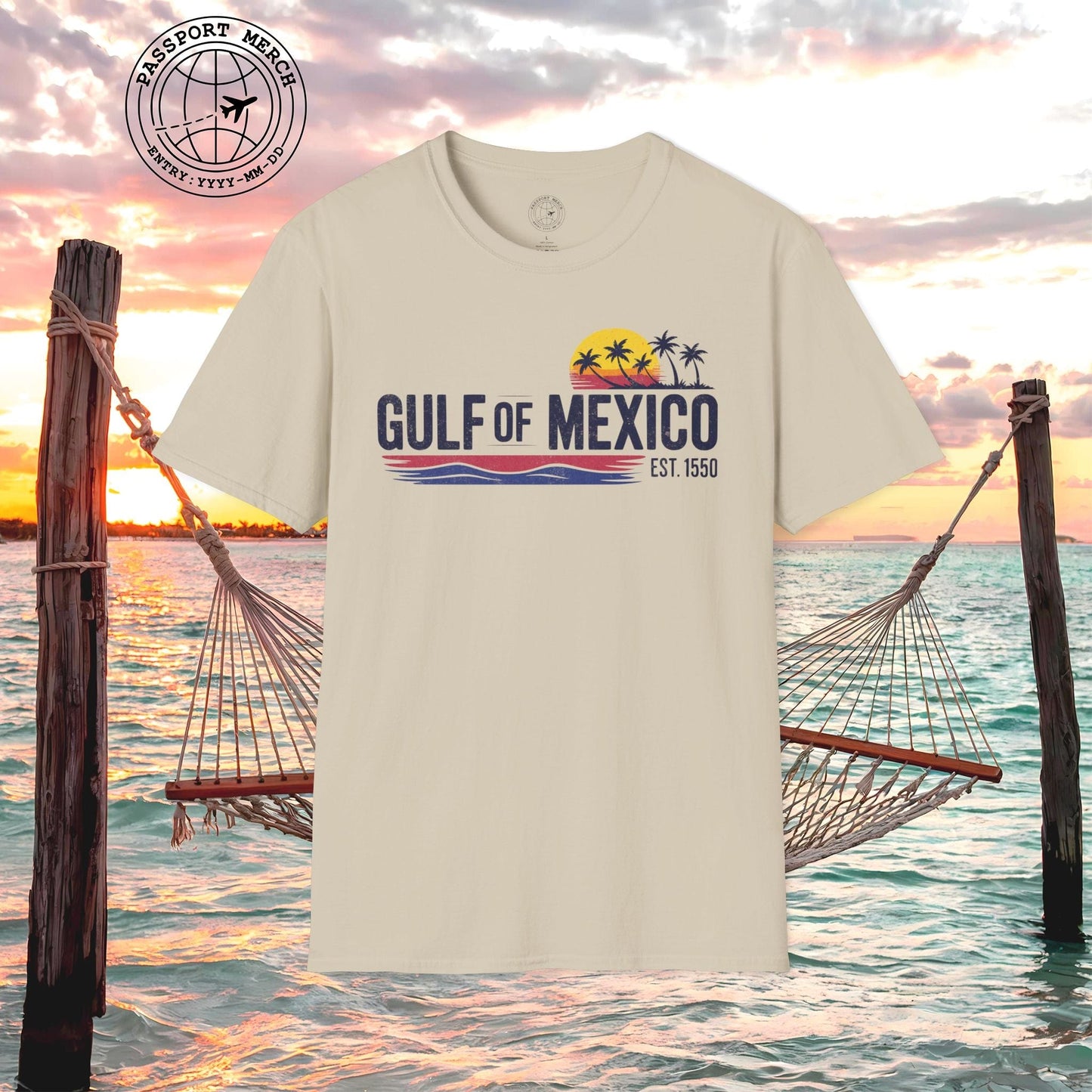 Vintage Retro Gulf of Mexico T-Shirt