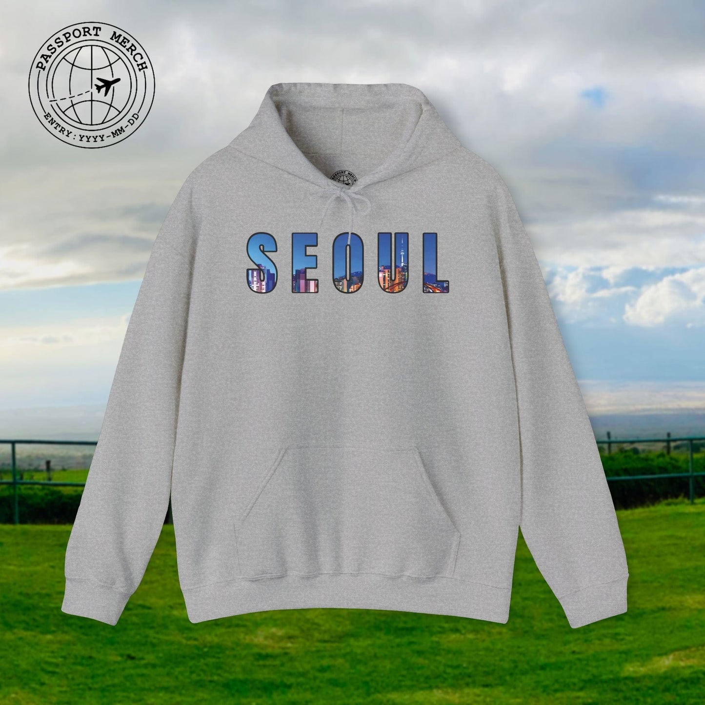 City Window Seoul Korea Hoodie