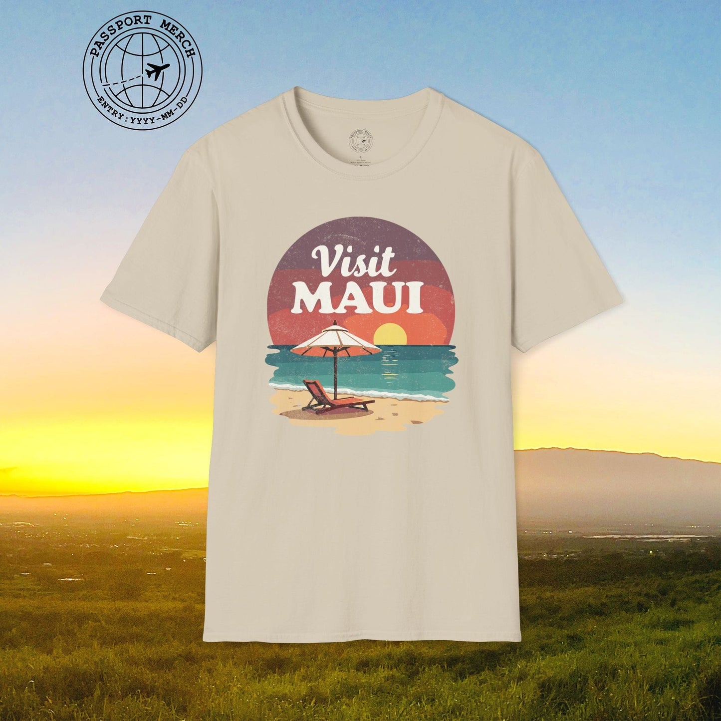 Retro Visit Maui Hawaii T-Shirt