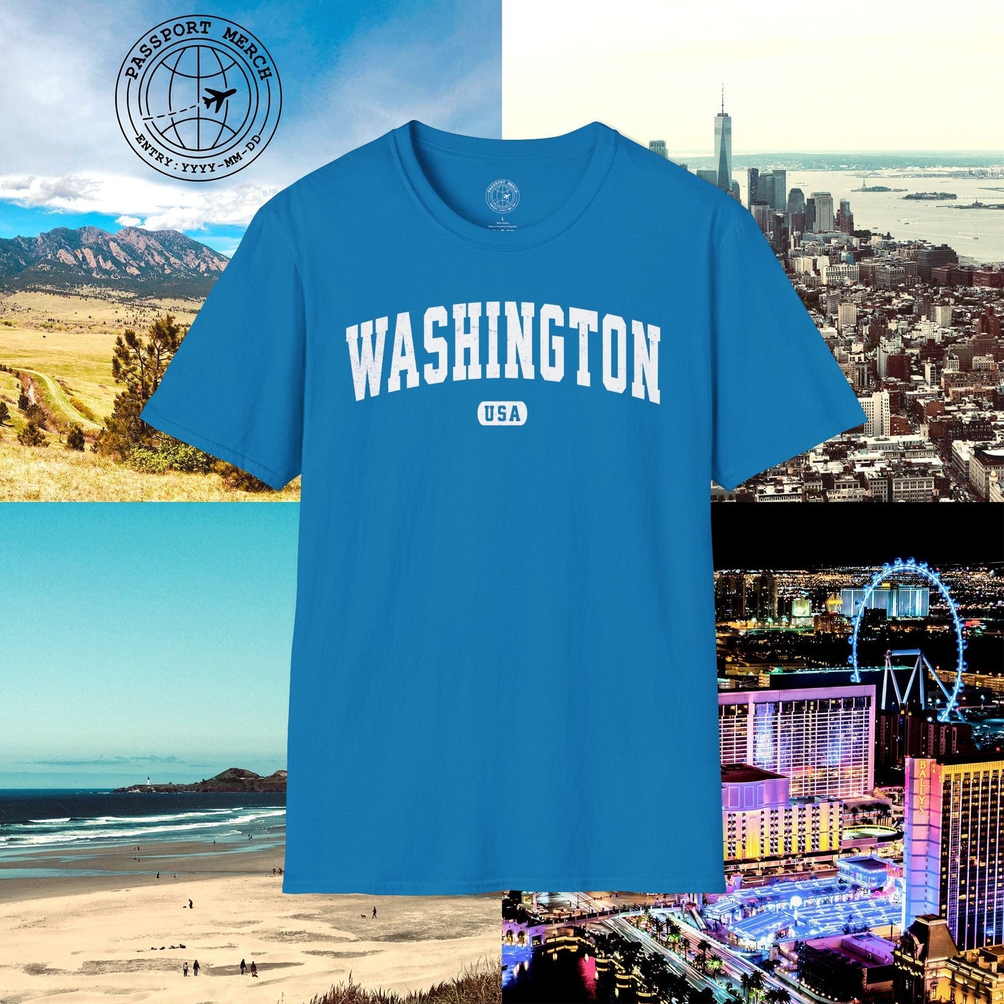 Classic Athletic, Washington (50 States Edition) T-Shirt