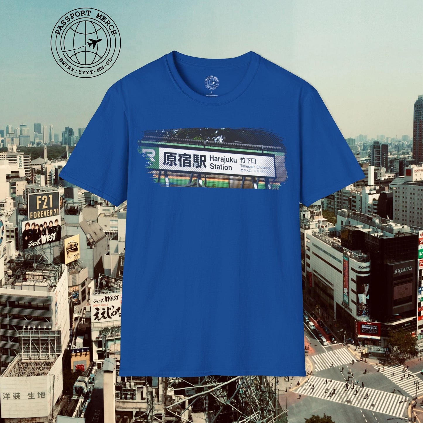 Signs of Wanderlust, Takeshita Street Harajuku Japan T-Shirt