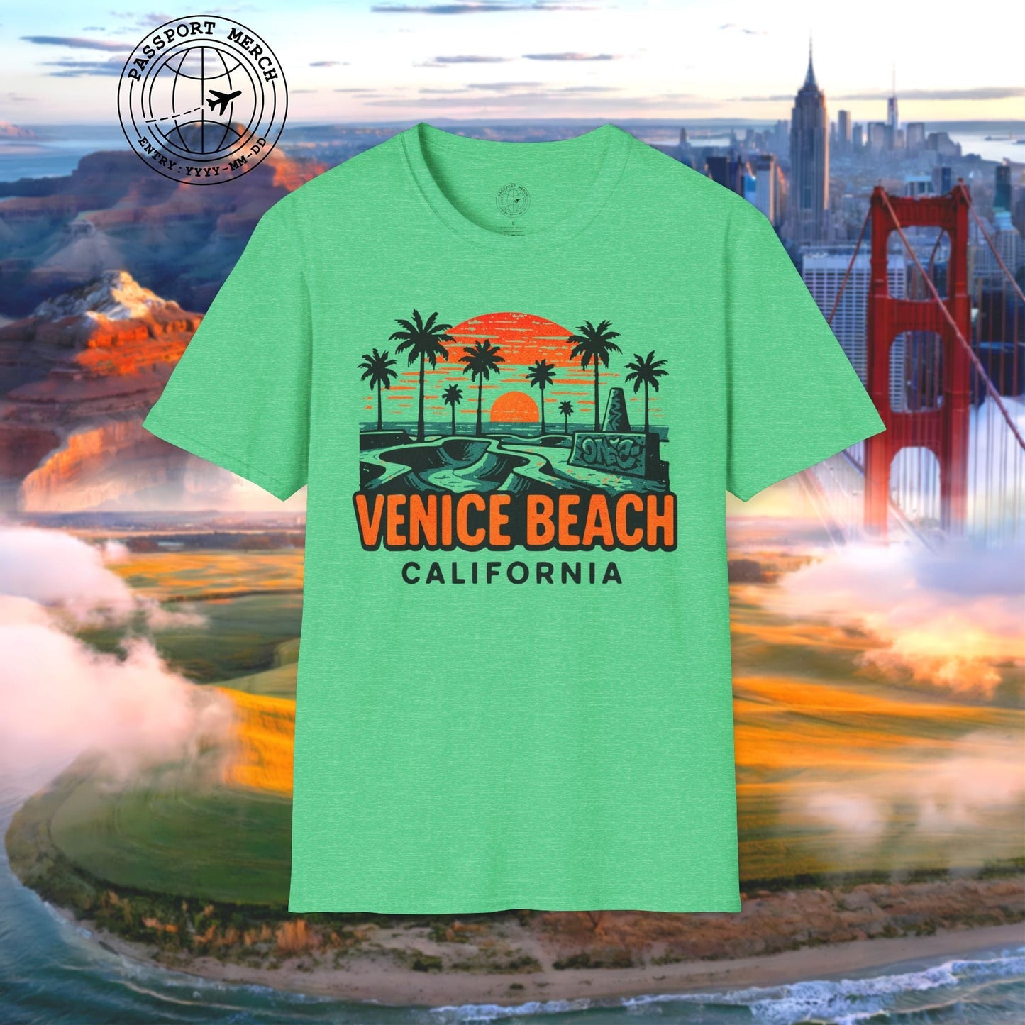Venice Beach, California - 80's Vintage T-Shirt